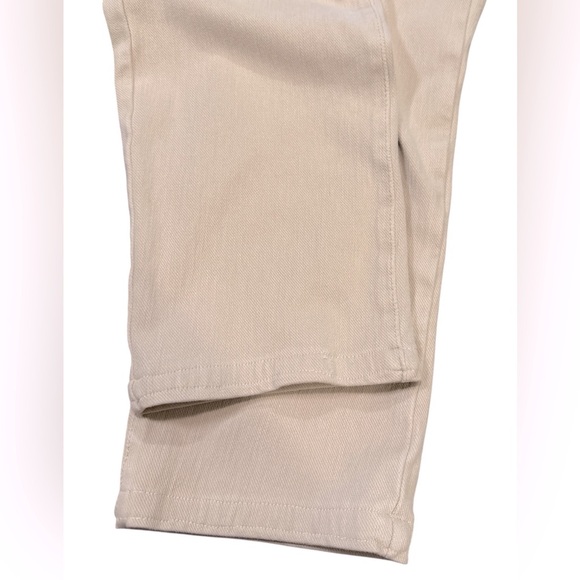 Coldwater Creek Pants Size 14 Light Beige Pull on Wide Elastic Waistband - Picture 6 of 15